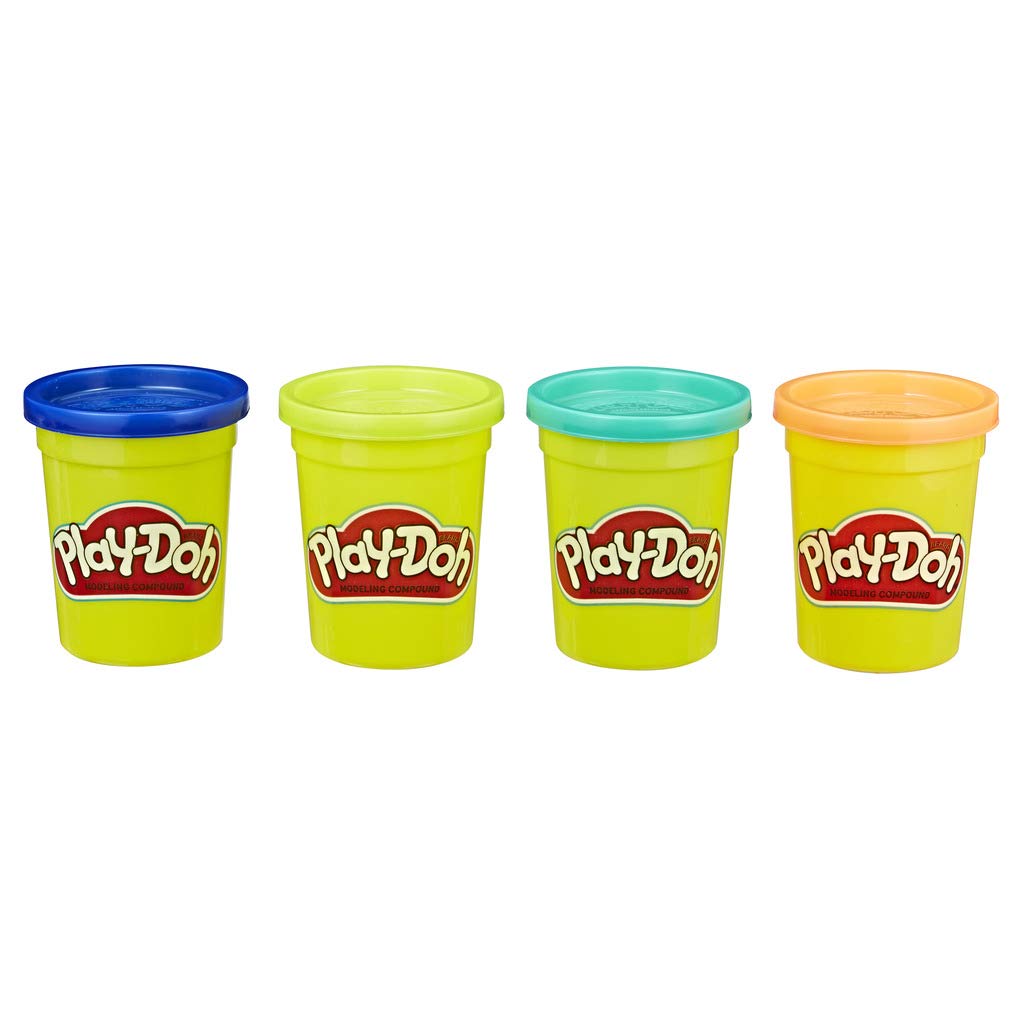 Hasbro Play-Doh Wild Color кутии (пакет от 4 броя) (E4867)