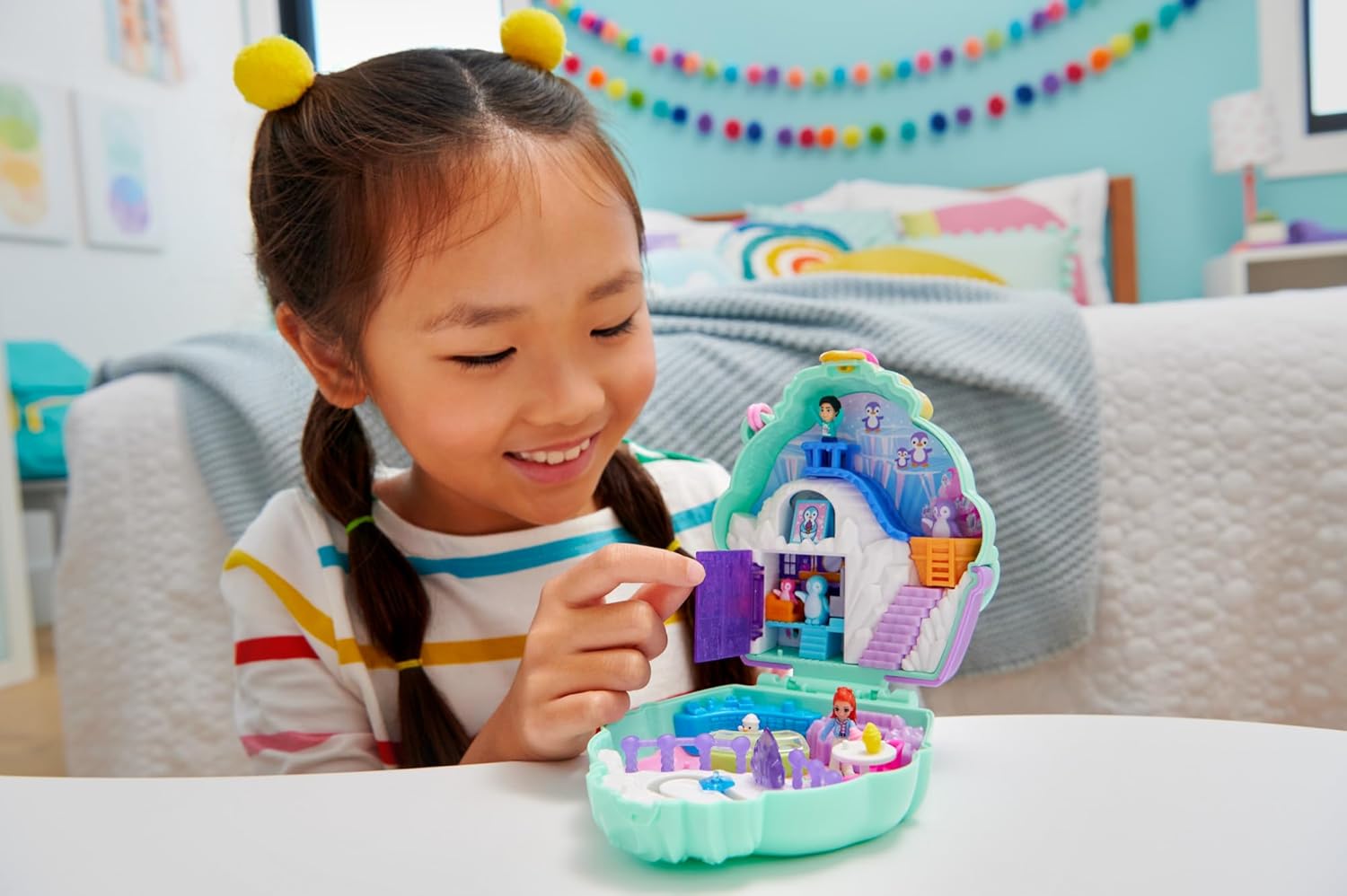 Mattel Polly Pocket: Комплект със снежен сладък пингвин (HRD34)