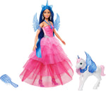 Mattel Barbie: 65 Navdihujočih Zgodb - Lutka in samorog A Touch of Magic (HRR16)