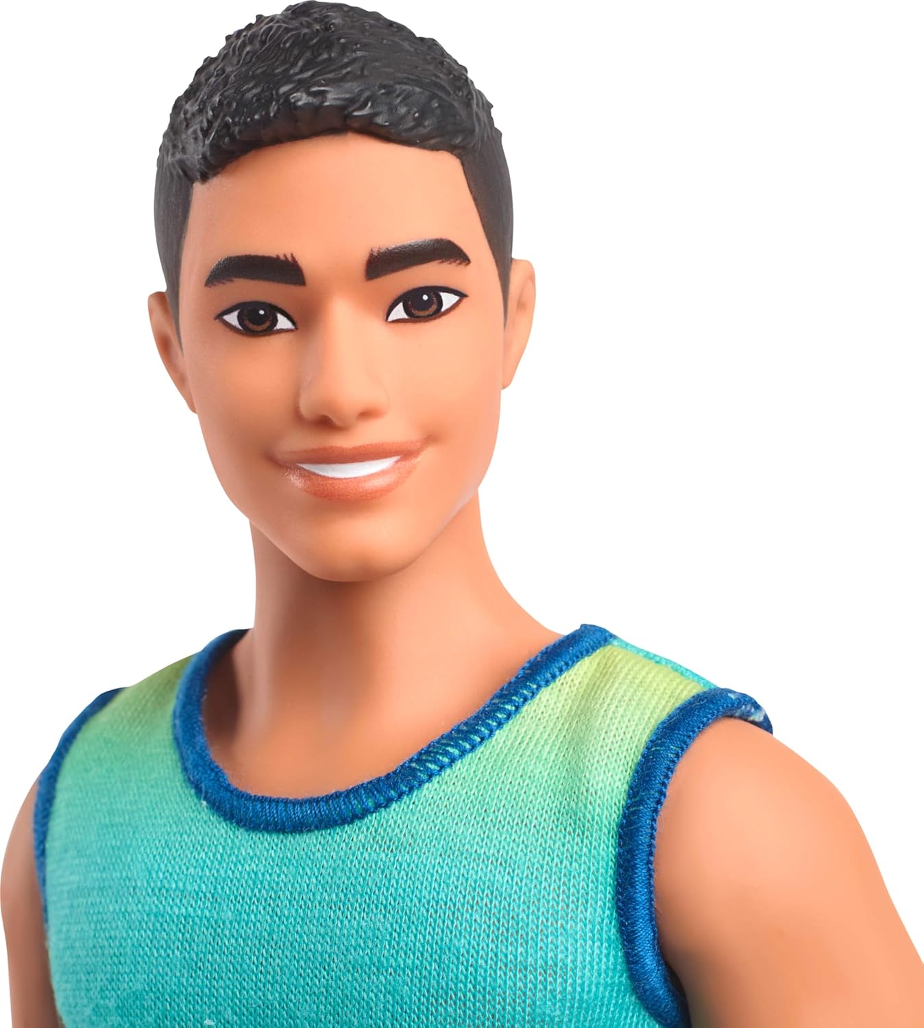 Mattel Barbie: Ken - Омбре тениска и дънки с черна коса от серията Fashionistas (HYV00)