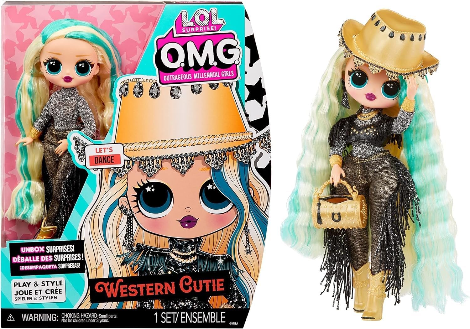 MGA L.O.L. Изненада!: O.M.G. - Кукла Western Cutie (588504EUC)