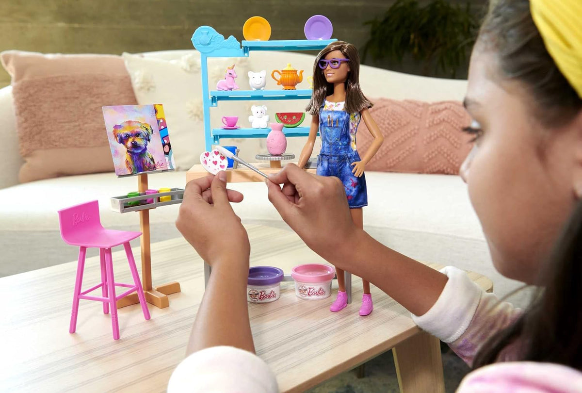 Mattel Barbie - Studio za sprostitev in ustvarjanje (HCM85)
