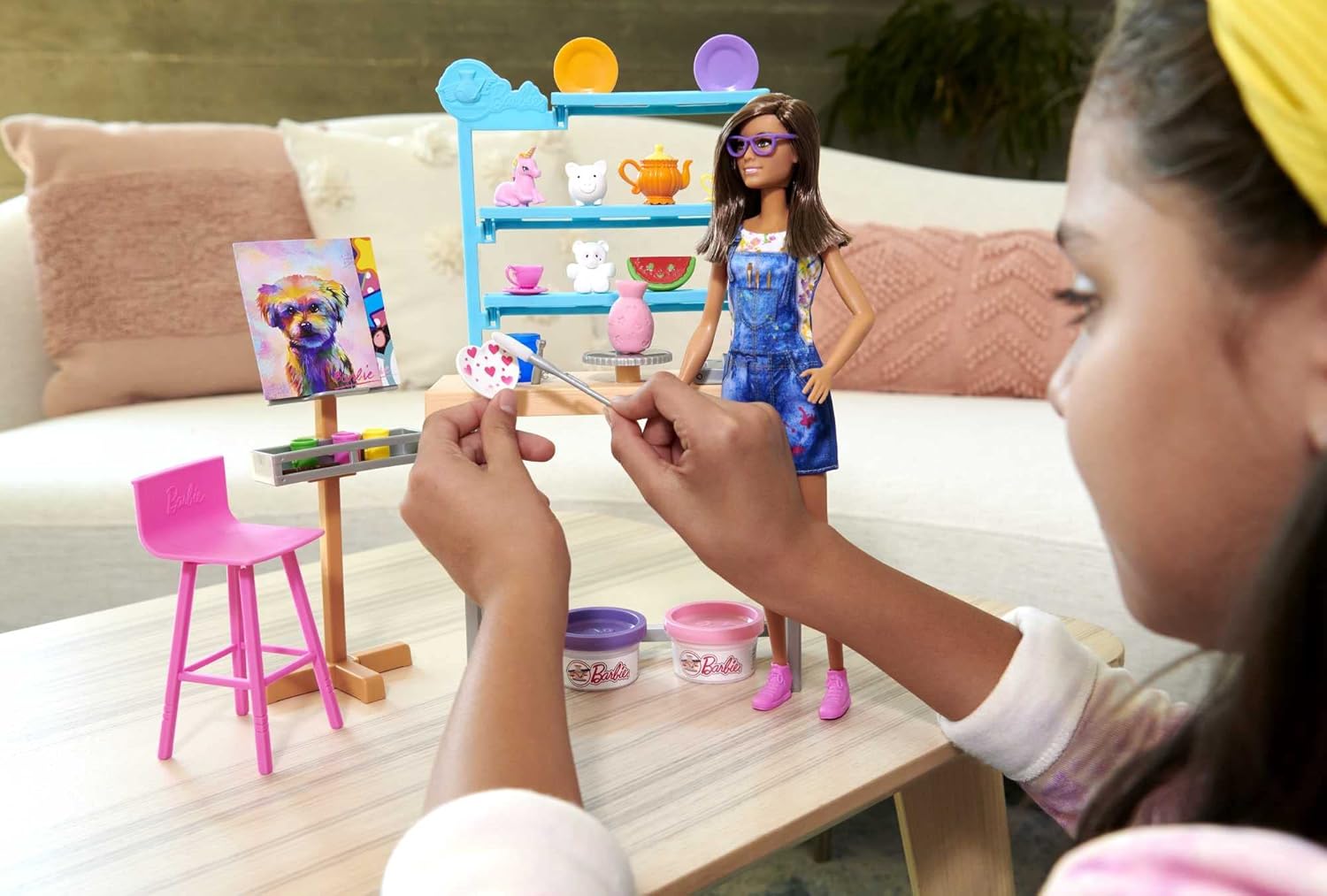 Mattel Barbie - Studio za sprostitev in ustvarjanje (HCM85)