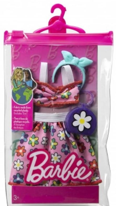 Mattel Barbie - Цветна рокля (HJT21)