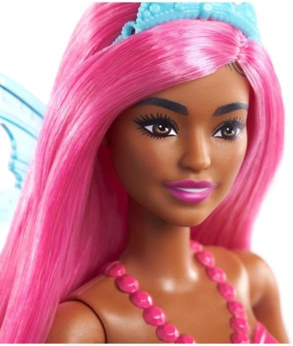 Mattel Barbie Вила Балетна Танцьорка - Кукла с Лилава Коса и По-Тъмен Тен (GXD60)