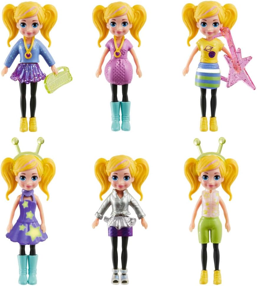 Mattel Polly Pocket - Моден комплект морска сирена Seashine (HKV96)