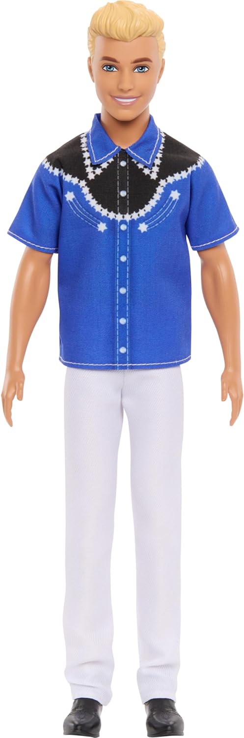 Mattel Barbie: Ken - Западен стил с руса коса, кукла Fashionistas (HRH25)