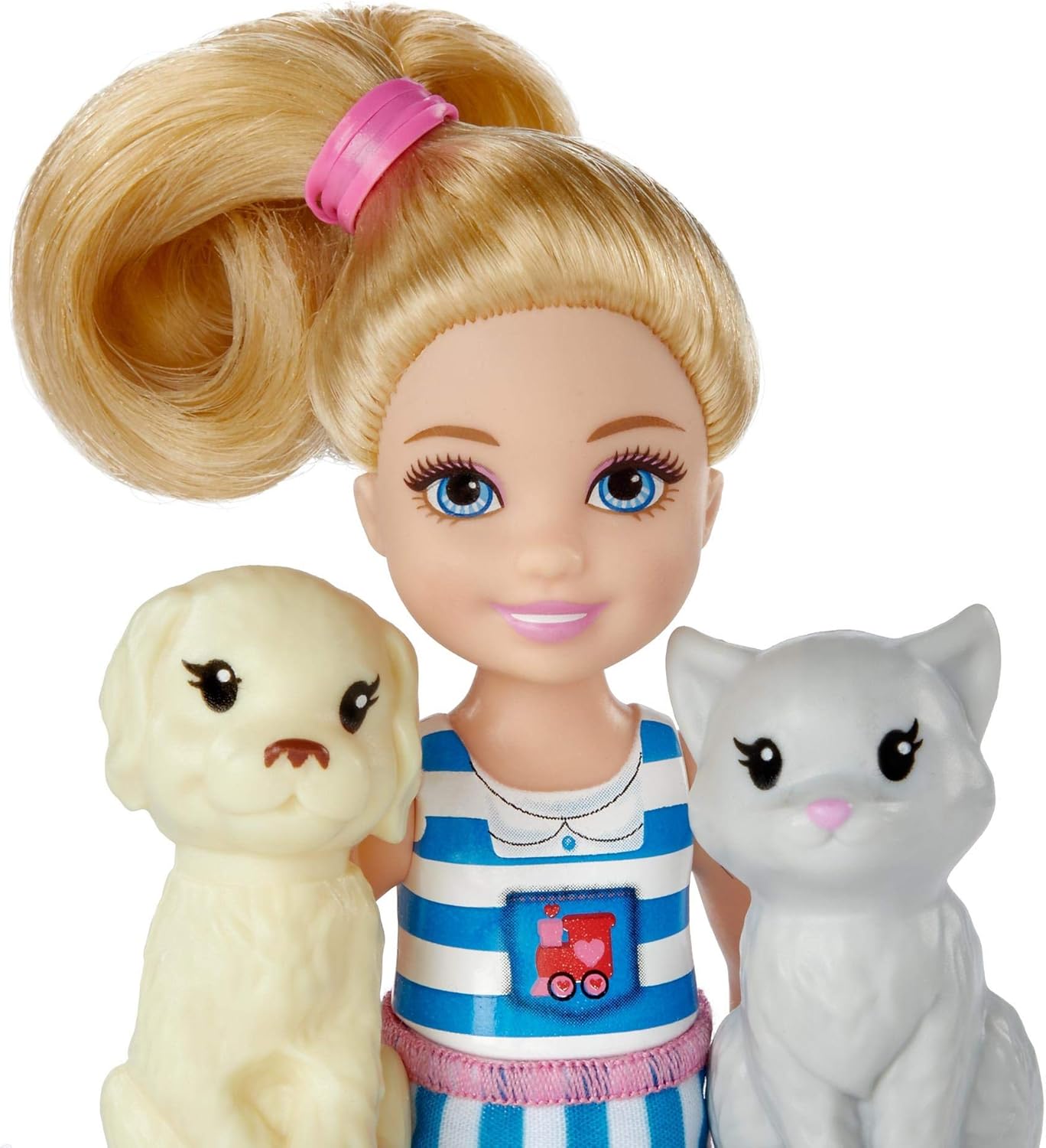 Barbie Chelsea Choo-Choo влак с кукла, цветен комплект за игра с аксесоари (FRL86)