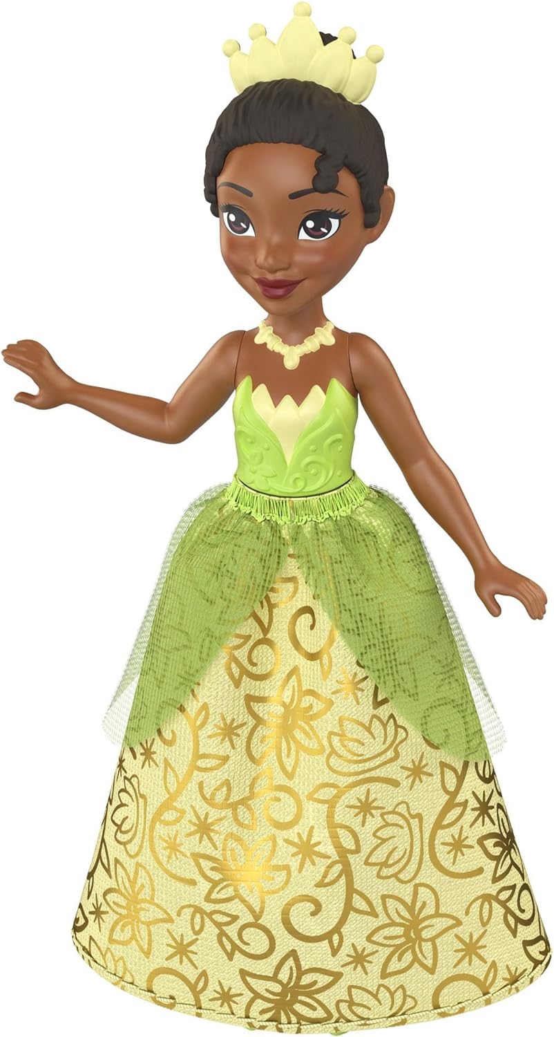 Mattel Disney Princess - Малка кукла принцеса Тиана (9см) (HLW71)