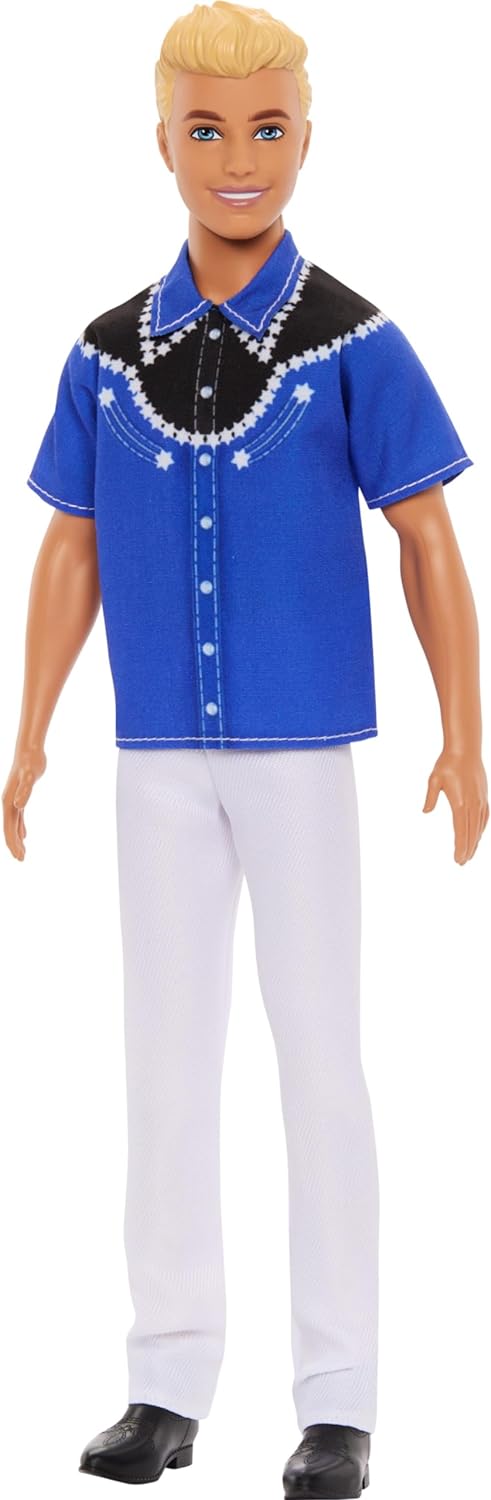 Mattel Barbie: Ken - Западен стил с руса коса, кукла Fashionistas (HRH25)