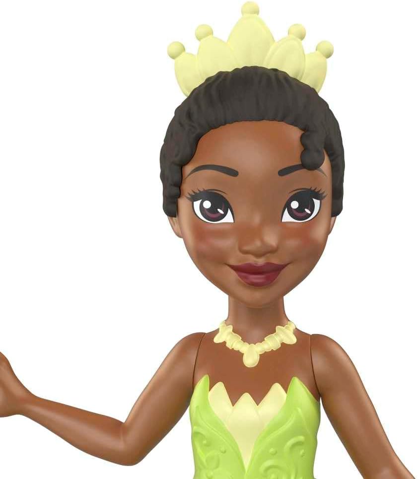 Mattel Disney Princess - Малка кукла принцеса Тиана (9см) (HLW71)