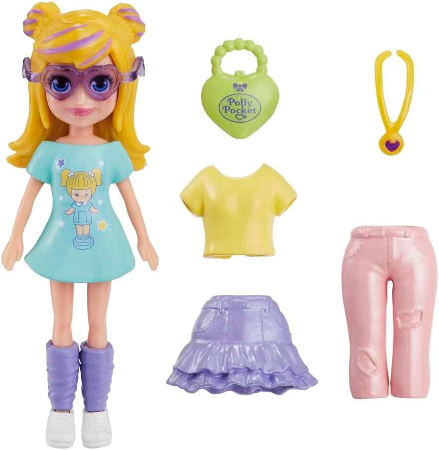 Mattel Polly Pocket - Сутрешна модна кукла (HKV83)