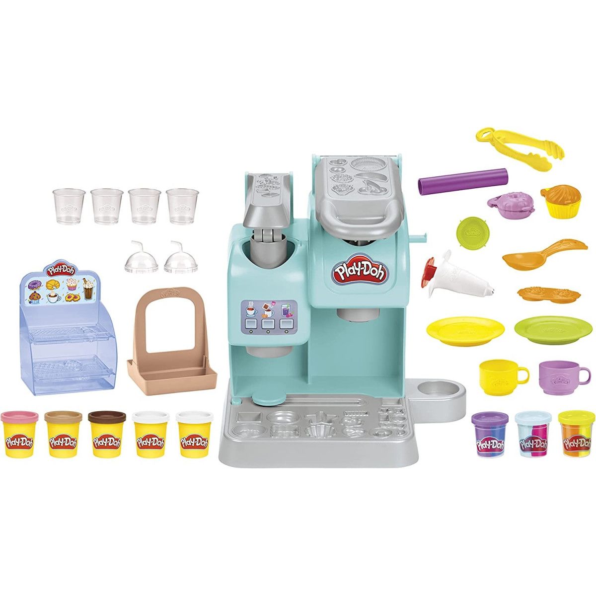 Hasbro Play-Doh: Супер цветно кафе комплект за игра (F5836)