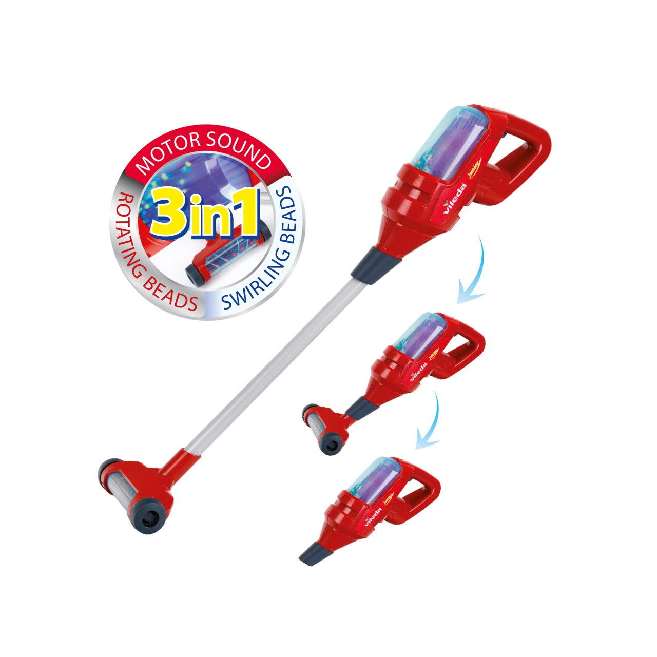 Vileda - Прахосмукачка "Upright" 3в1