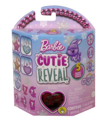 Mattel Barbie: Cutie Reveal - Розова чанта сърце и аксесоари (HKR38)