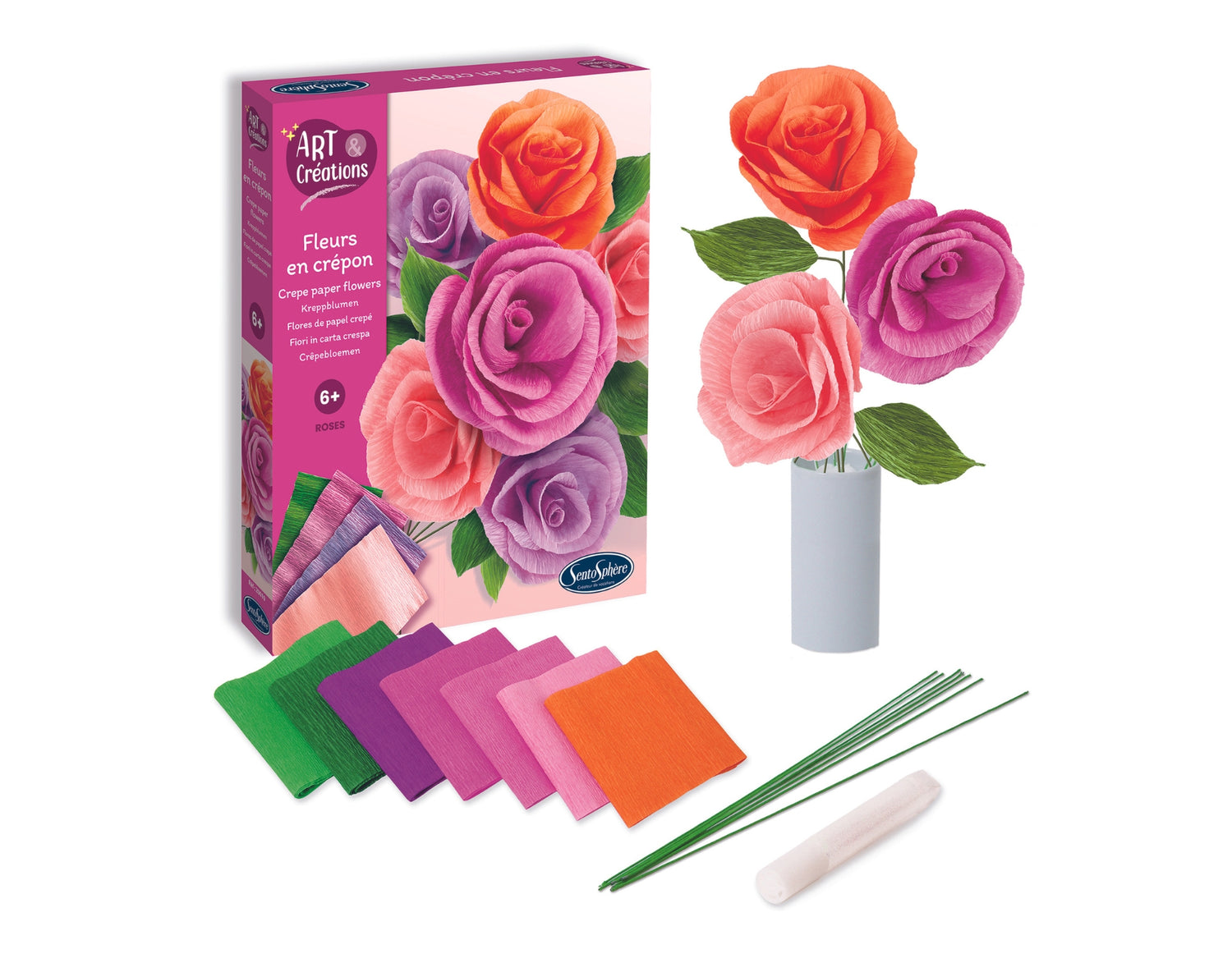 Art & Creations Fleurs En Crepon - Vrtnice